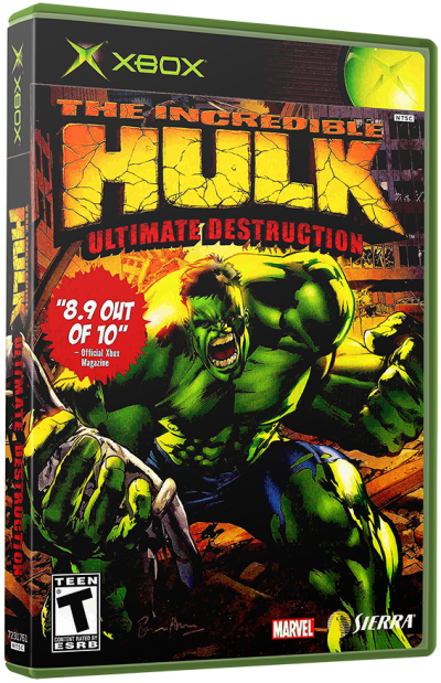 Incredible Hulk, The - Ultimate Destruction (USA)3D boxes